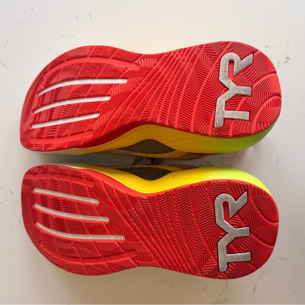 TYR Women's Colorful Sneakers - Blue, Yellow, Green, Tan, and Orange - Picture 6 of 7
